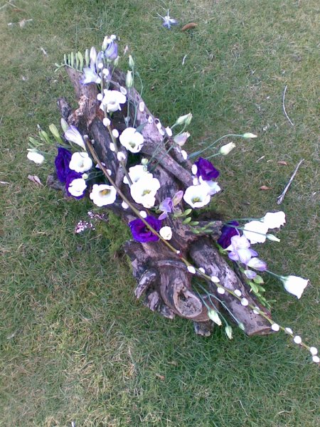 funeral floral designs :: On The Wild Side Floral Designs